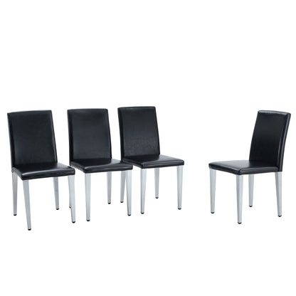 Elegant Upholstered Chairs & Metal Legs