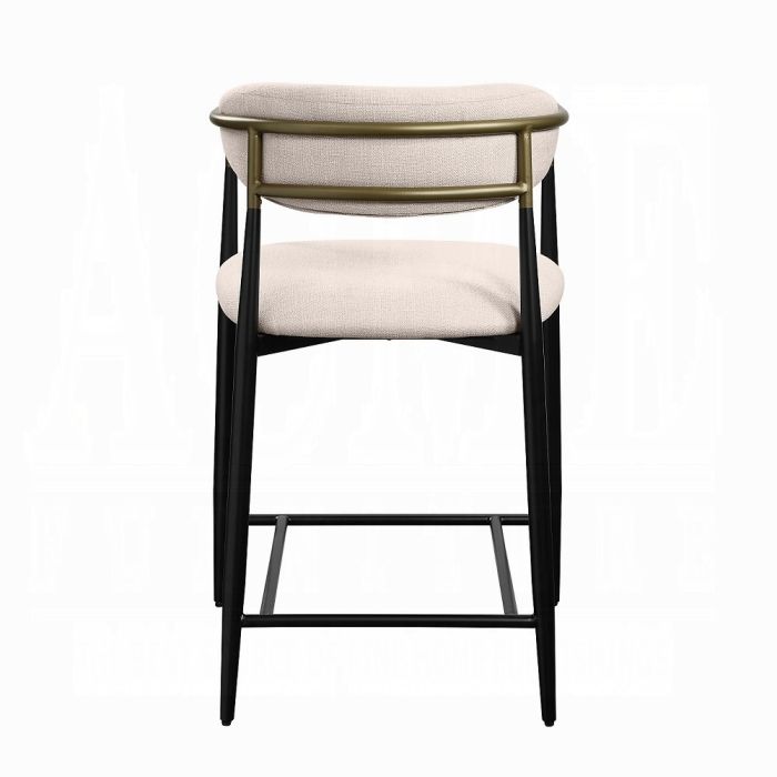 Jaramillo - Counter Height Chair - Beige / Black