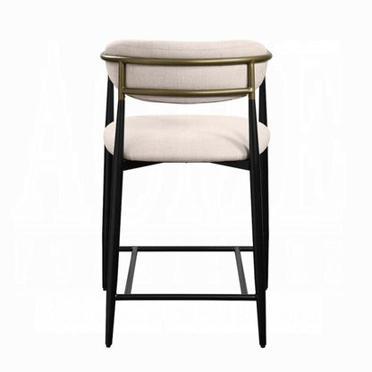 Jaramillo - Counter Height Chair - Beige / Black