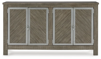 Krystanza - Dining Room Server - Weathered Gray