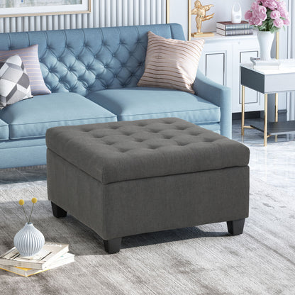 Isabella - Contemporary Ottoman With Storage