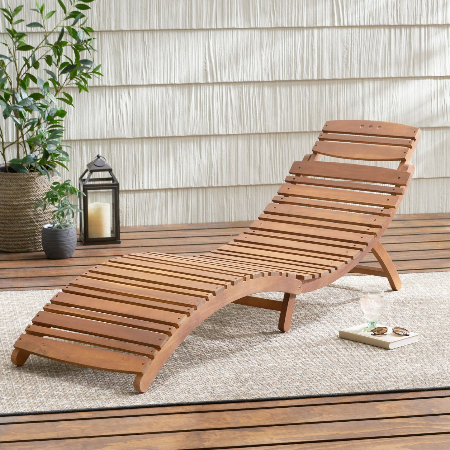 Lahaina - Wood Foldable Chaise Lounge
