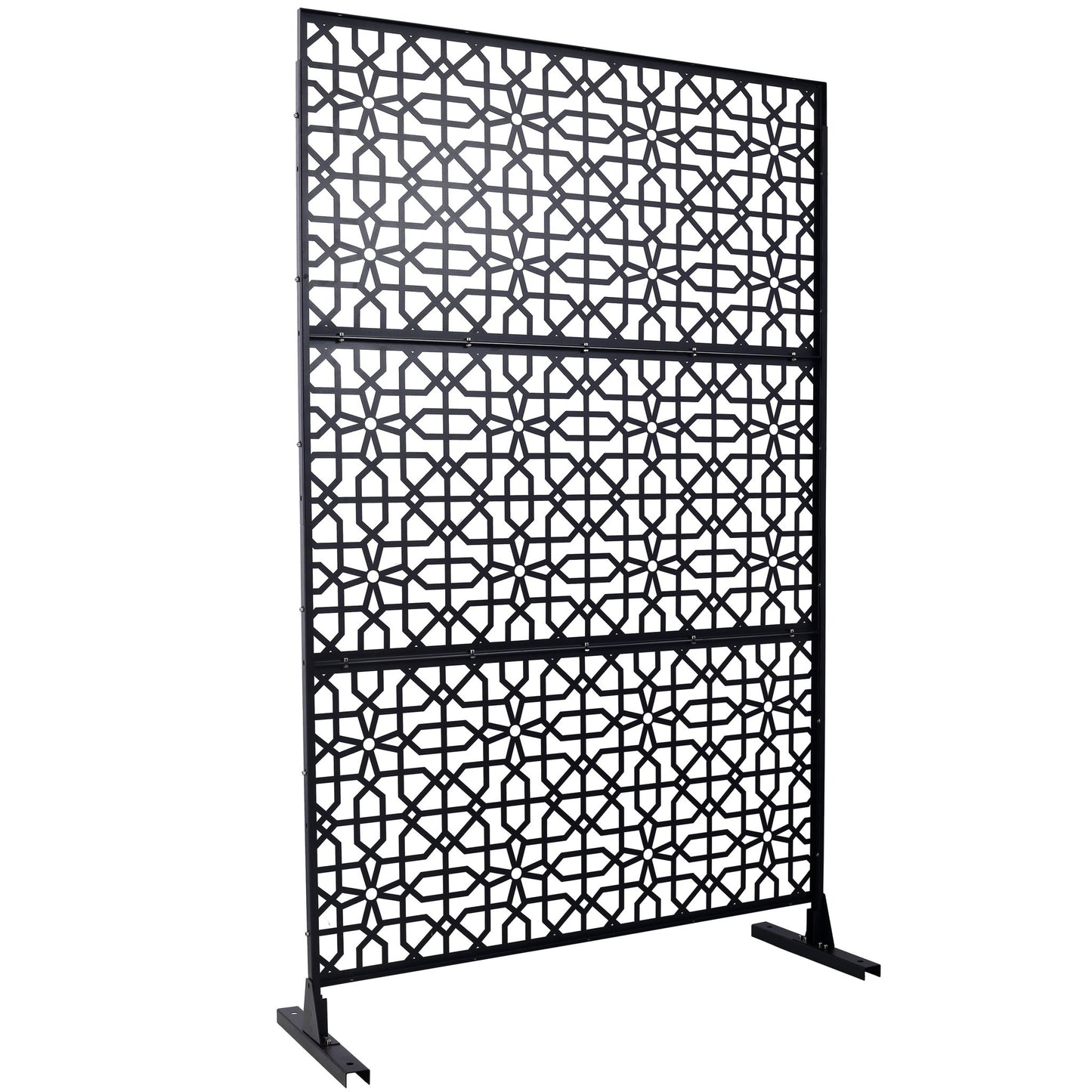 Outdoor & Indoor Metal Freestanding Decorative Privacy Screen
