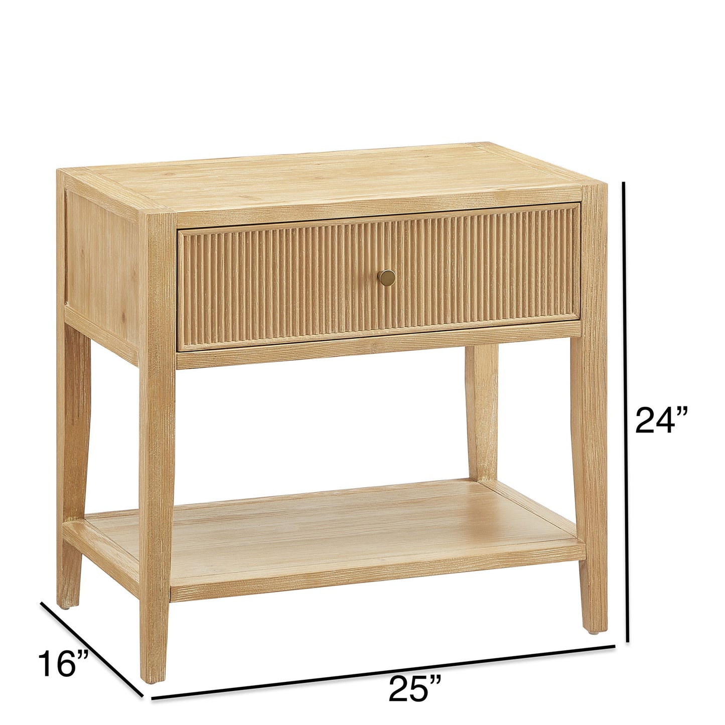 Finley - 1 Drawer Storage Nightstand