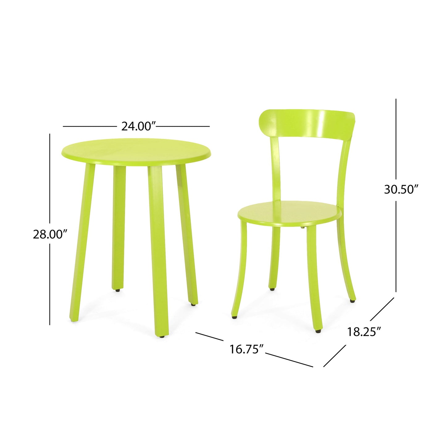Barbados - Bistro Set - Green