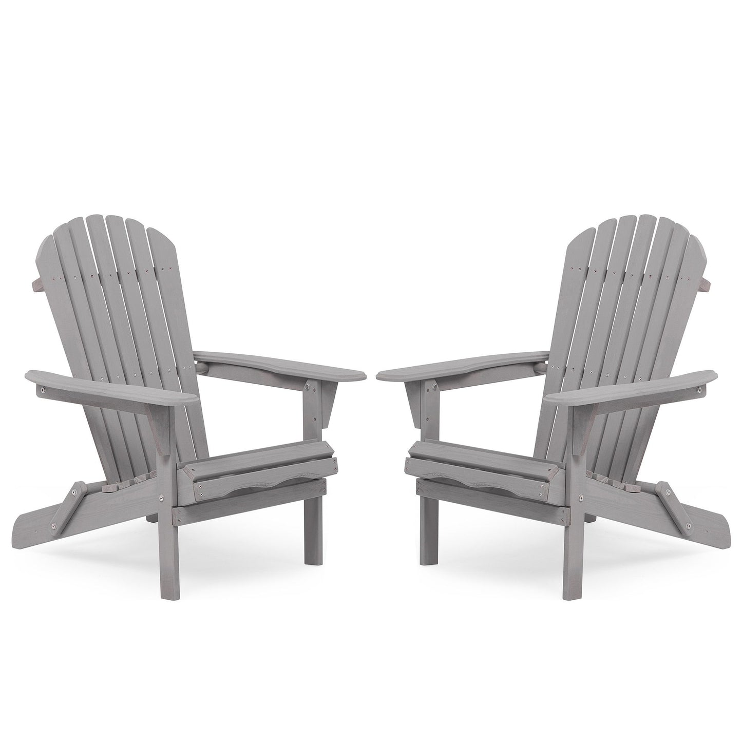 Lounge Patio Chair For Garden Outdoor Wooden Folding Adirondack Chair (Set of 2) Solid Cedar Wood Lounge Patio Chair For Garden