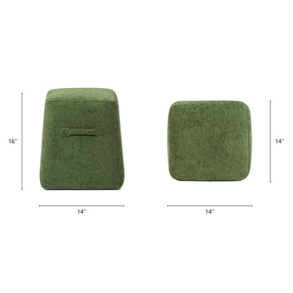 Clyde - Tapered Square Upholstered Ottoman