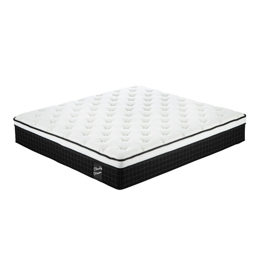 12" Hybrid Mattress With Individual Pocket Spring, Comortable Memory Foam