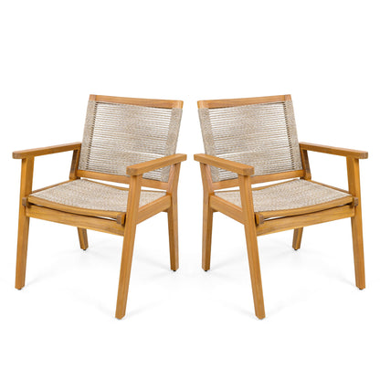 Outdoor Rope Dining Chair (Set of 2)