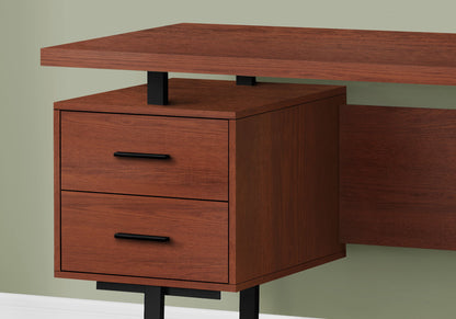 Computer Desk For Home Office, Laptop, Left, Right Set - Up, Storage Drawers, Contemporary & Modern