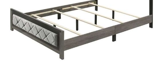 Jehoram - Queen Bed - Gray