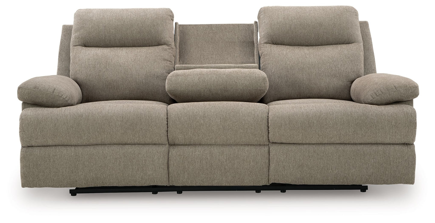 Side-Swipe - Reclining Sofa With Drop Down Table