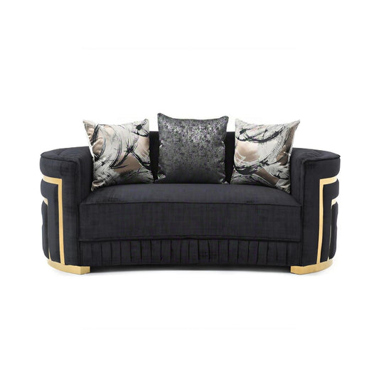 Soledad - Loveseat - Black