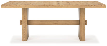 Galliden - Rectangular Dining Room Table - Light Brown