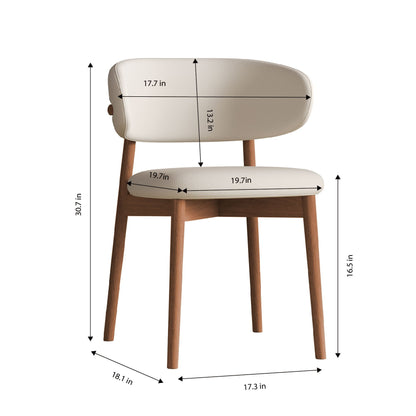 Dining Chairs For Dining Room (Set of 2) - White