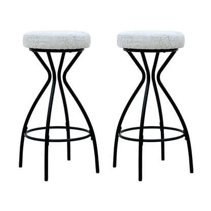 Modern Backless Bar Stools For Kitchen Island (Set of 2)