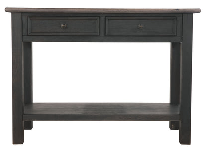 Tyler Creek - Sofa Table - Grayish Brown / Black