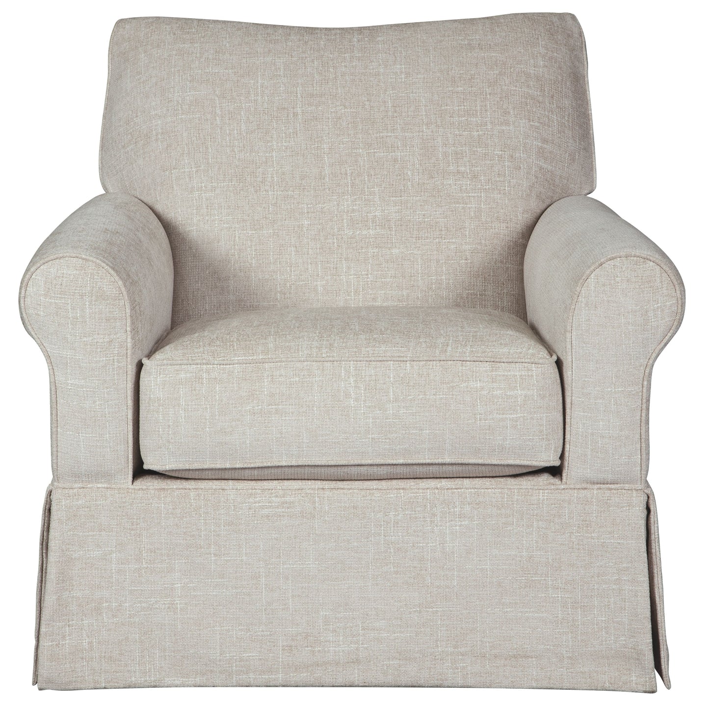 Searcy - Swivel Glider Accent Chair - Quartz