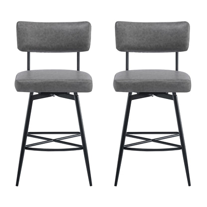 Retro Swivel Counter Stools (Set of 2)