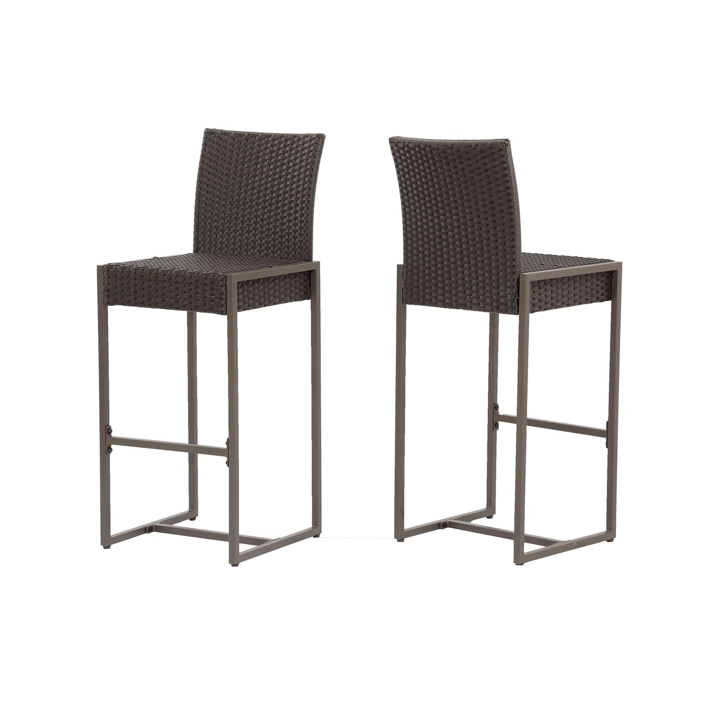 Outdoor Barstool With Hand Crafted Details (Set of 2)