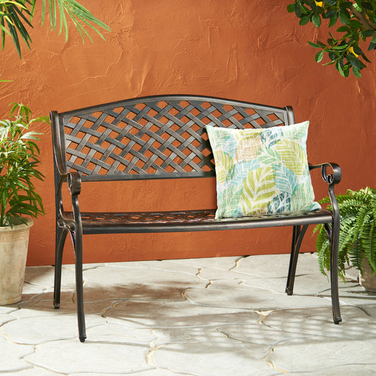 Spencer - Cast Bench - Copper