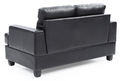 Stylish Transitional Loveseat For Two