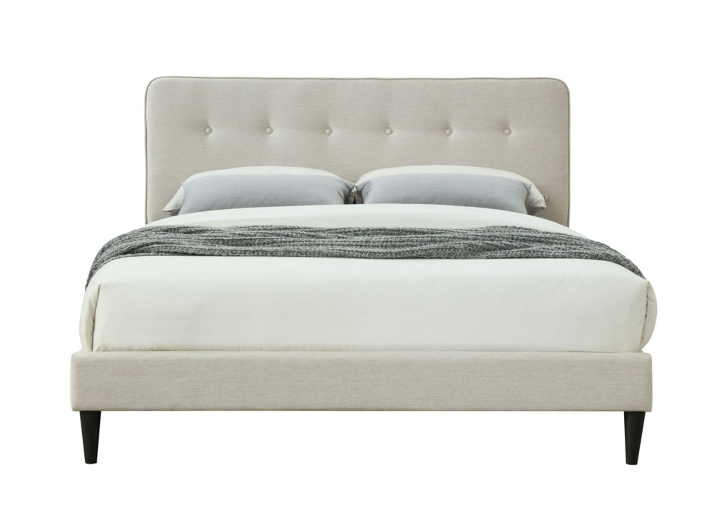 Upholstered Bed Compact With USB