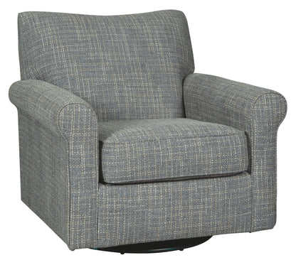 Renley - Swivel Glider Accent Chair - Ash