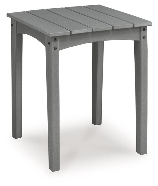 Cove Beach - Square End Table - Gray