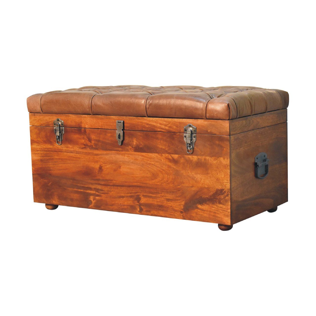 Buffalo - Leather Storage Trunk