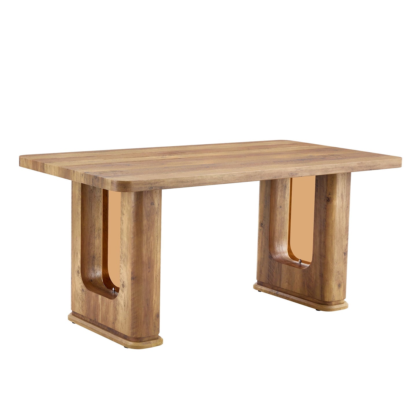 Stylish Wood Color Textured Dining Table Material With Wood Grain Stickers - Transparent / Wood