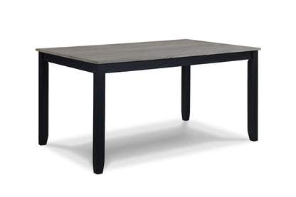 Eloise - 7 Piece Dinette Set - Charcoal / Gray