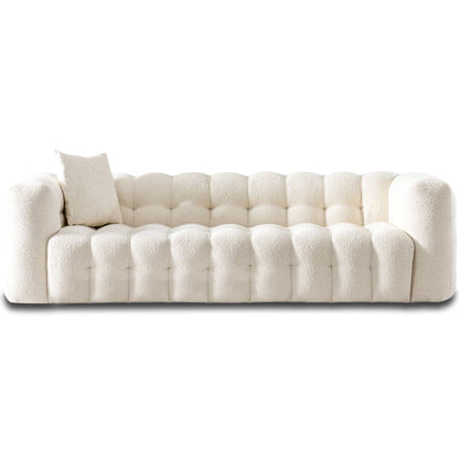 Eden - Modern Tufted Chesterfield Sofa - Cream