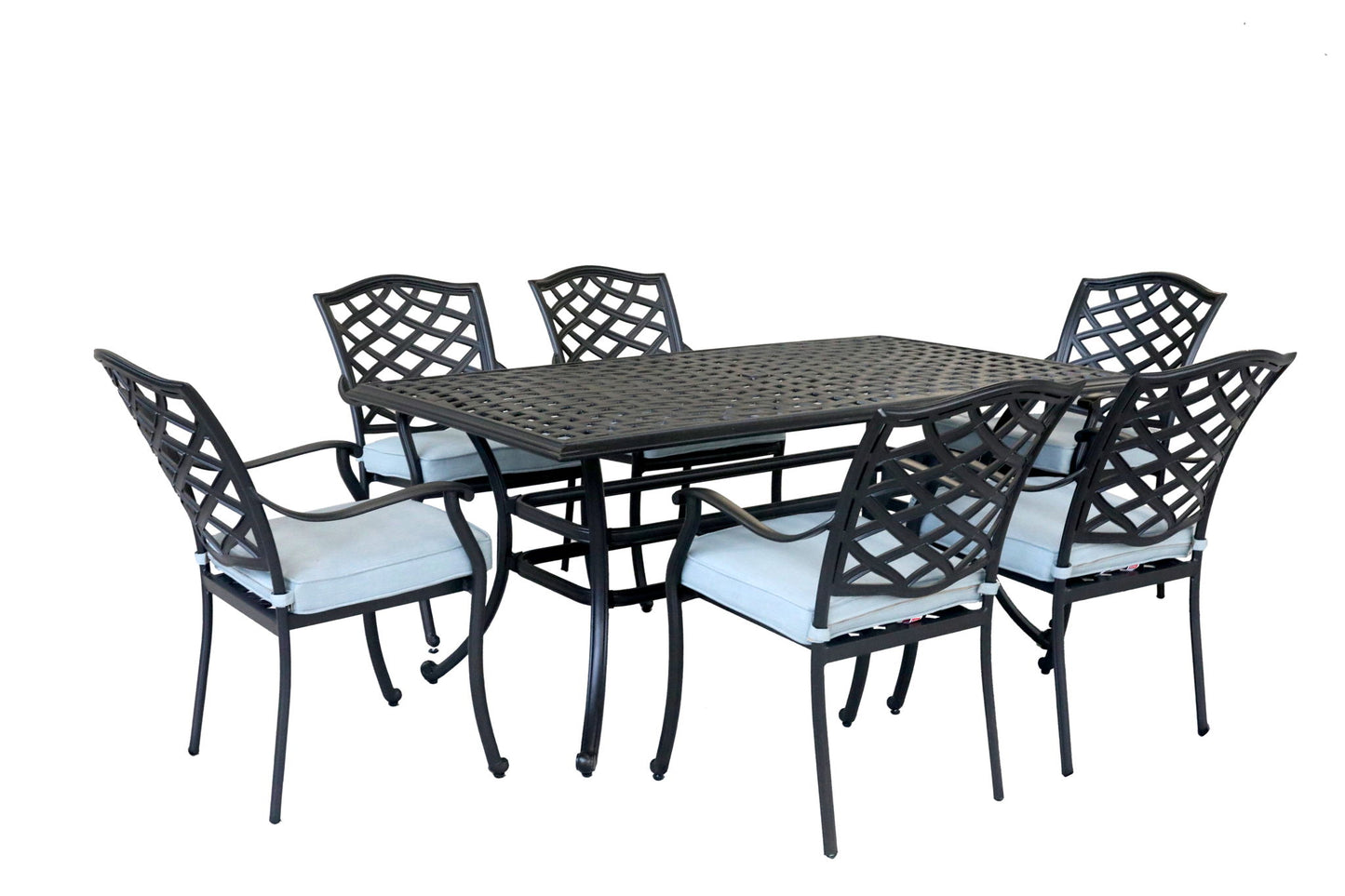 Aluminum Rectangular Dining Set