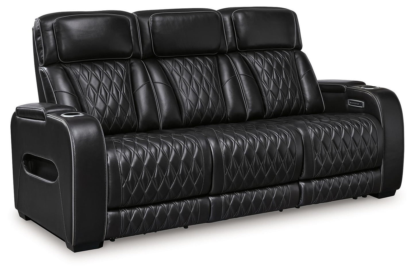Boyington - 2 Pc. - Power Reclining Sofa And Loveseat - Black