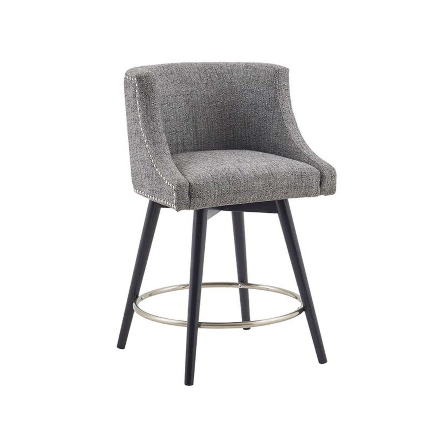 Mateo - Swivel Counter Stool - Gray