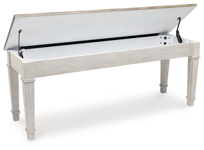 Skempton - Storage Bench - White