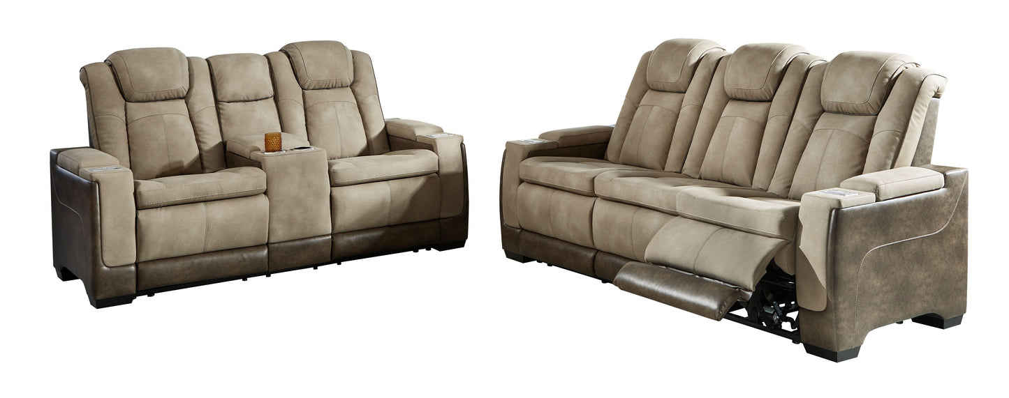 Next-Gen Durapella - Power Reclining Living Room Set