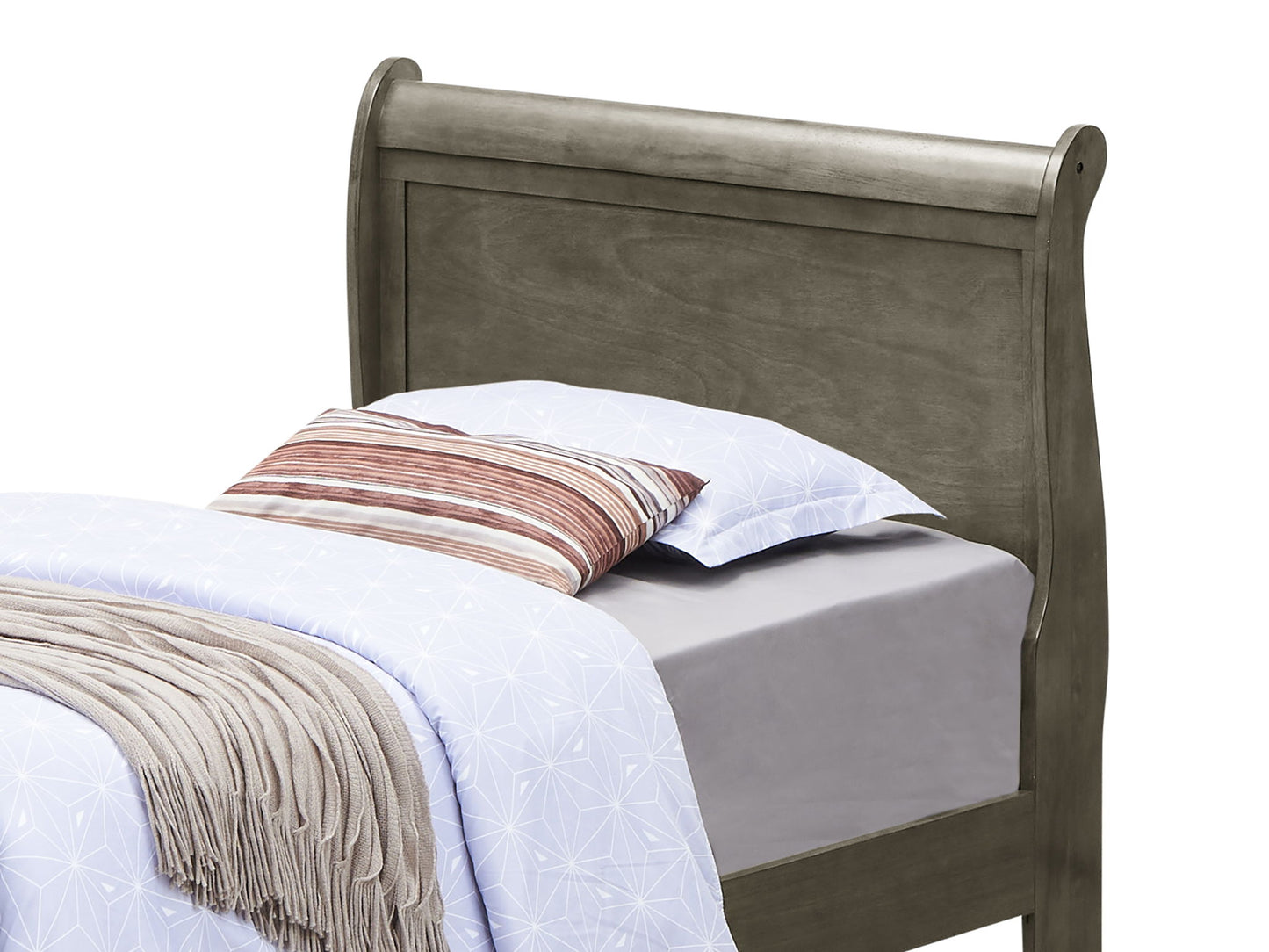 Panel Sleigh Bed