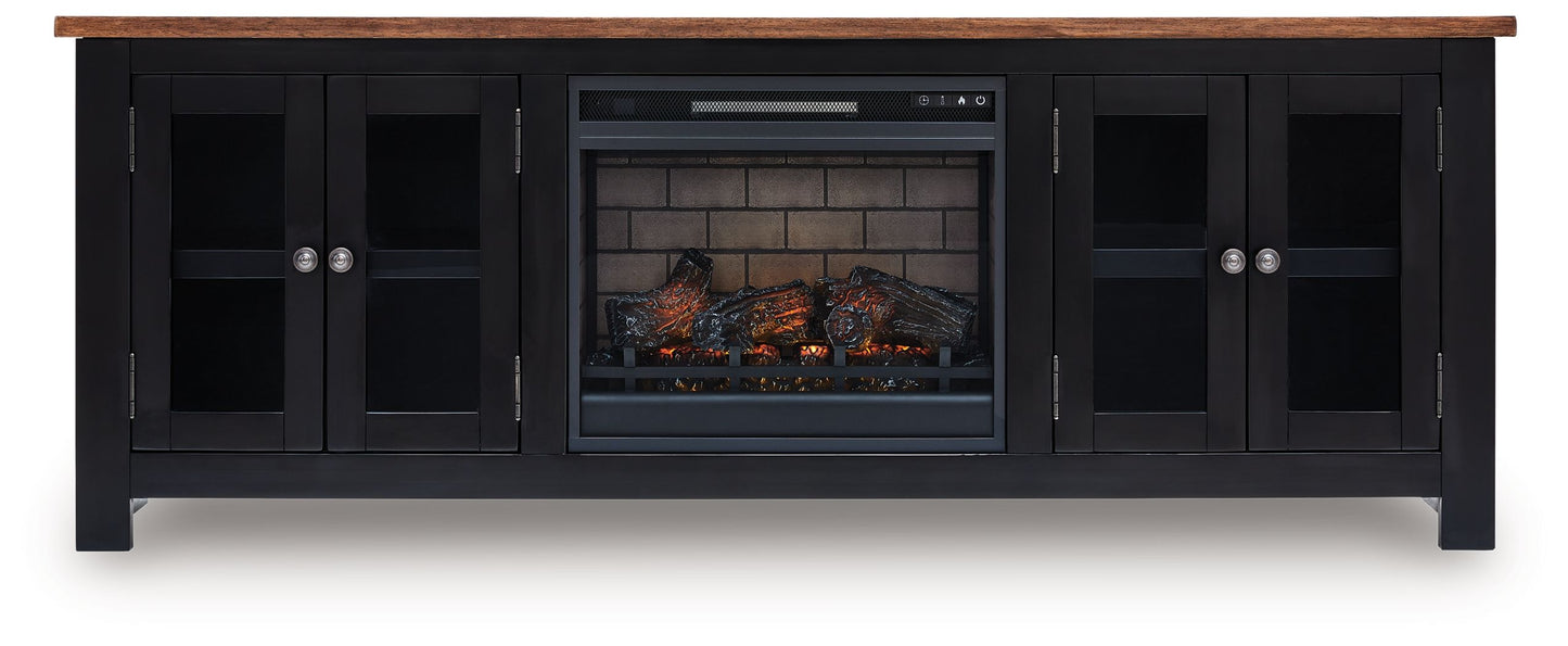 Wildenauer - 76" TV Stand With Electric Fireplace