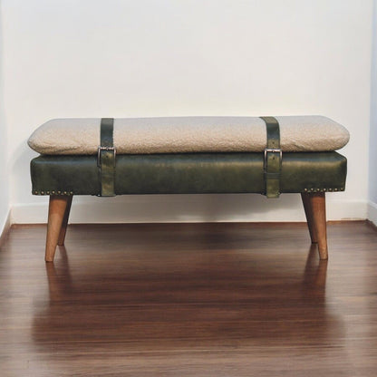 Buffalo - Hide Leather Bench