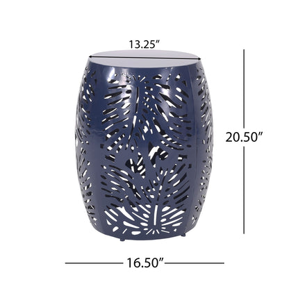 Modern Design Metal End Table, Large