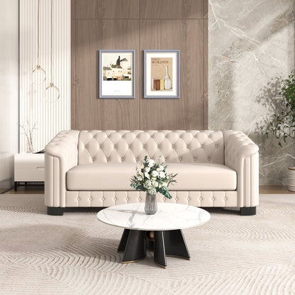 Sofa With Thick Removable Seat Cushion, 3 Seater