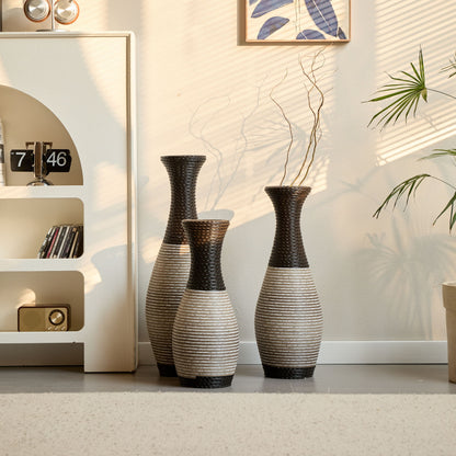 Designer Floor Vases, Large Vases For Home Decor Flooring (Set of 3)