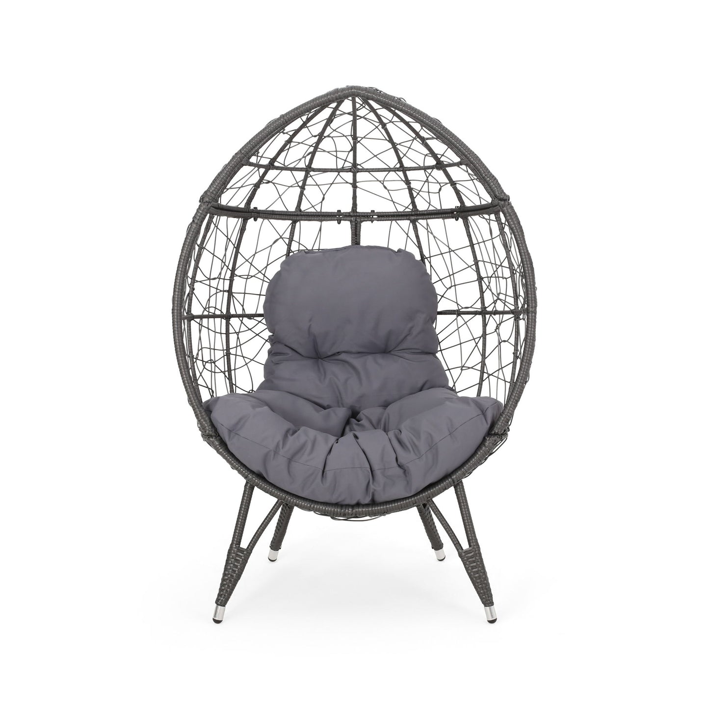 Cosmos - Round Hammered Iron Teardrop Chair