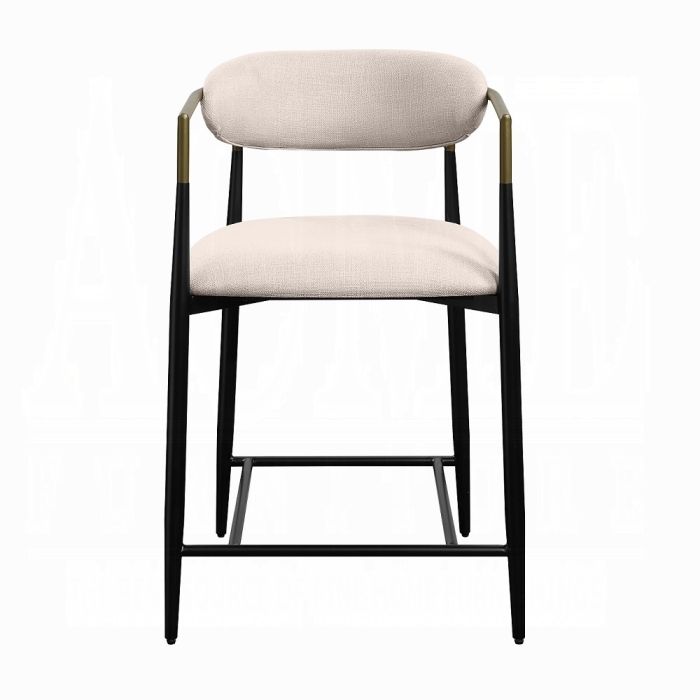Jaramillo - Counter Height Chair - Beige / Black