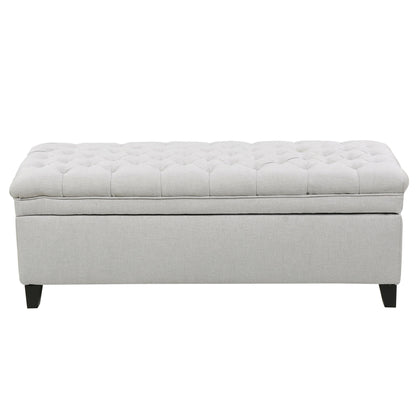 Juliana - Storage Ottoman With Birch Legs