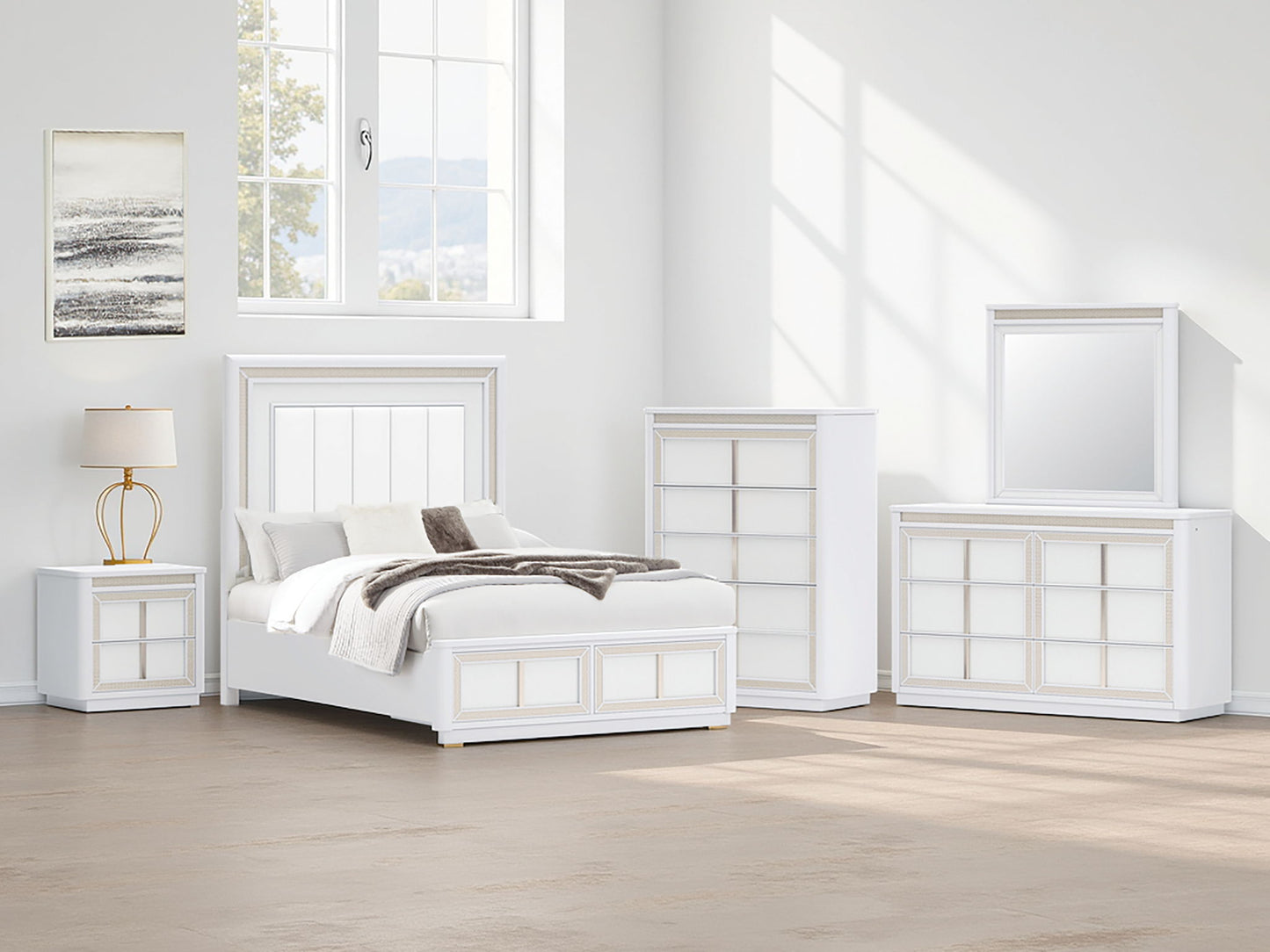 Chalanna - Upholstered Storage Bed