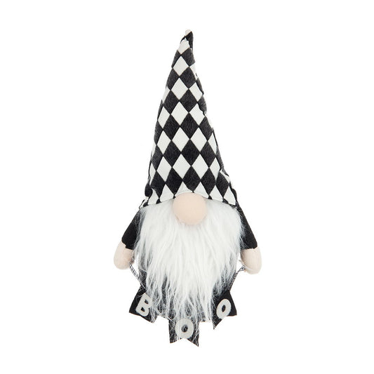 Gnome Decor, For Halloween Decor - Black / White