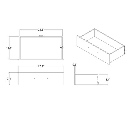 Adelaide - Chest - Gray / Black